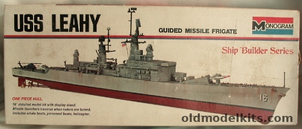 Monogram 1/415 DLG-16 USS Leahy Guided Missile Frigate, 8296-0225 plastic model kit